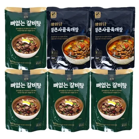 가성비최고 궁키친 이상민 뼈없는 특 갈비탕 900g8팩 얼큰다진양념 5팩 추천 탑8