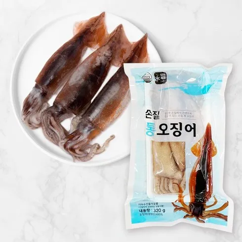 2024 자연산 대사이즈 손질통오징어 270g9팩 BEST 제품